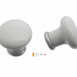 Pomolino Mobile Ceramica d.30x27h Neutro Argento Antico  L35    Fonderia Lancini