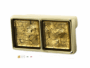 MANIGLIETTA MOBILE MOSAICO ORO CON GEMME ORO 22K prodotta da FONDERIA LANCINI - immagine 2