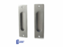 Maniglia Incasso Rettangolare Porta Scorrevole modello 04093 mm.34x120 Senza foro Chiave pz.2 varie finiture | Ferremi