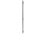 Maniglione Arizona Diritto Ø30 Interasse 1800 mm.2000x80h 3 Supporti Diritti AISI304 Inox Nero Opaco RAL9005 |  Fimet Maniglie - immagine 2
