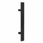 Maniglione Colorado 40x10mm Interasse 900 mm.1200x50h AISI304 RAL9005 Nero Opaco | Fimet Maniglie