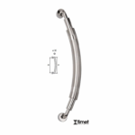 Maniglione Mexico d.30 Interasse 400 nn.430x70h AISI304 Inox Satinato/Lucido | Fimet Maniglie