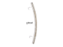 Maniglione Cuba d.25 Interasse 350 mm.450x70h AISI304 Inox Satinato/Lucido | Fimet Maniglie
