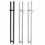 Maniglione Ecuador Ø35 Interasse 1000 mm.1250 Con Chiave + Nottolino AISI304 Inox varie finiture | Fimet Maniglie