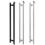 Maniglione Jamaica Ø35 Interasse 1000 mm.1150 Con Chiave + Nottolino AISI304 Inox varie finiture | Fimet Maniglie