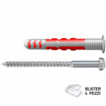 Duoseal Tassello Sigillante 6x38 S A2 K in Blister da pz.4+4 Viti Tx20 | Fischer