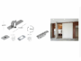 CERNIERA PORTA A BILICO PIVOTANTI modello SYSTEMONE CON ACCESSORI PORTATA kg.500 VARIE PIASTRE | FRITSJURGENS - immagine 2