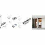 CERNIERA PORTA A BILICO PIVOTANTI modello SYSTEM3 CON ACCESSORI kg.40 VARIE PIASTRE  | FRITSJURGENS