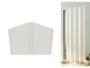 Porta Soffietto PVC Montata su Misura Senza Accessori Colore Normale varie finiture - immagine 3