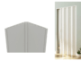 Porta Soffietto PVC Montata su Misura Senza Accessori Colore Normale varie finiture - immagine 5