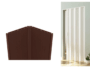 Porta Soffietto PVC Montata su Misura Senza Accessori Colore Normale varie finiture - immagine 2