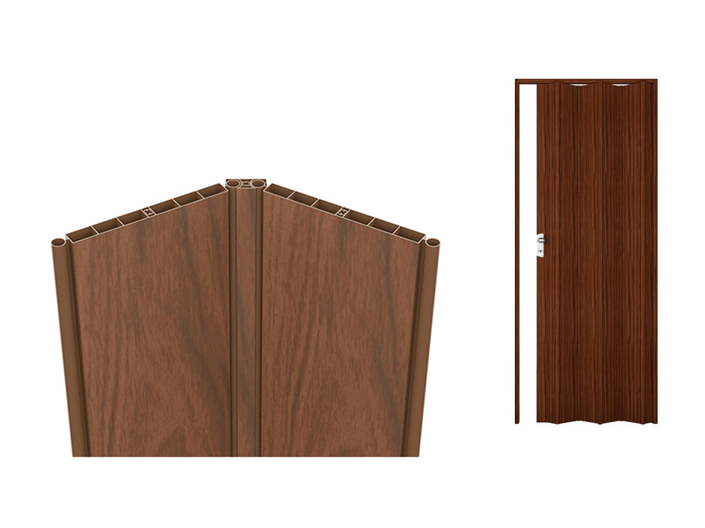Porta Soffietto PVC Montata su Misura Senza Accessori Colore Stampato varie finiture - immagine 14