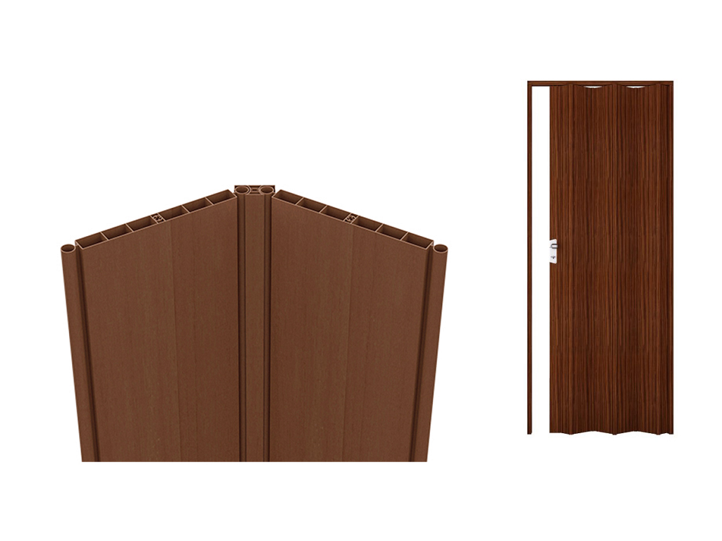 Porta Soffietto PVC Montata su Misura Senza Accessori Colore Stampato varie finiture - immagine 13
