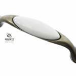 Maniglietta Mobile Interasse 128 mm.160x31x23h Porcellana  Avorio Antica Firenze | Giusti