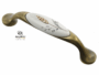 Maniglietta Mobile Interasse 96 mm.125x30x20h Porcellana Avorio Patinato Varie Finiture | Utensil Legno - immagine 4