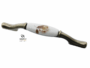 MANIGLIETTA MULTI INTERASSE 96-128 mm.142x18x28h PORCELLANA AVORIO | GIUSTI - immagine 2
