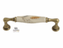 MANIGLIETTA MOBILE INTERRASSE 96 DA 112x16x33 mm. PORCELLANA  AVORIO prodotta da GIUSTI - immagine 3