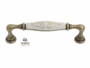 MANIGLIETTA MOBILE INTERRASSE 96 DA 112x16x33 mm. PORCELLANA  AVORIO prodotta da GIUSTI