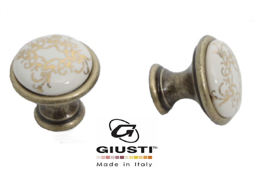 giup0801b4d1g.png Pomolino Mobile Porcellana d.30x25h Antica Firenze-Avorio Decoro D5 | Giusti - immagine 1