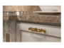 MANIGLIETTA MOBILE INTERASSE 96-128 DECOR PLACCATA ORO    GIUSTI - immagine 3