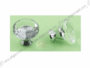 POMOLINO MOBILE CRISTALLO DELUXE KNOB TRASPARENTE/CROMO VARIE MISURE |  GLASS DESIGN - immagine 2