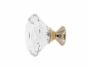 POMOLINO MOBILE CRISTALLO DELUXE KNOB TRASPARENTE/GOLD VARIE MISURE | GLASS DESIGN - immagine 2