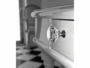 POMOLINO MOBILE CRISTALLO DELUXE KNOB TRASPARENTE/CROMO VARIE MISURE |  GLASS DESIGN - immagine 3