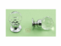 POMOLINO MOBILE CRISTALLO GEO PULL TRASPARENTE/CROMO prodotto da GLASS DESIGN - immagine 2