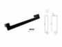 Maniglione York-Z Zancato interasse 300 mm.321x53h varie finiture | GPB Ghidini - immagine 2