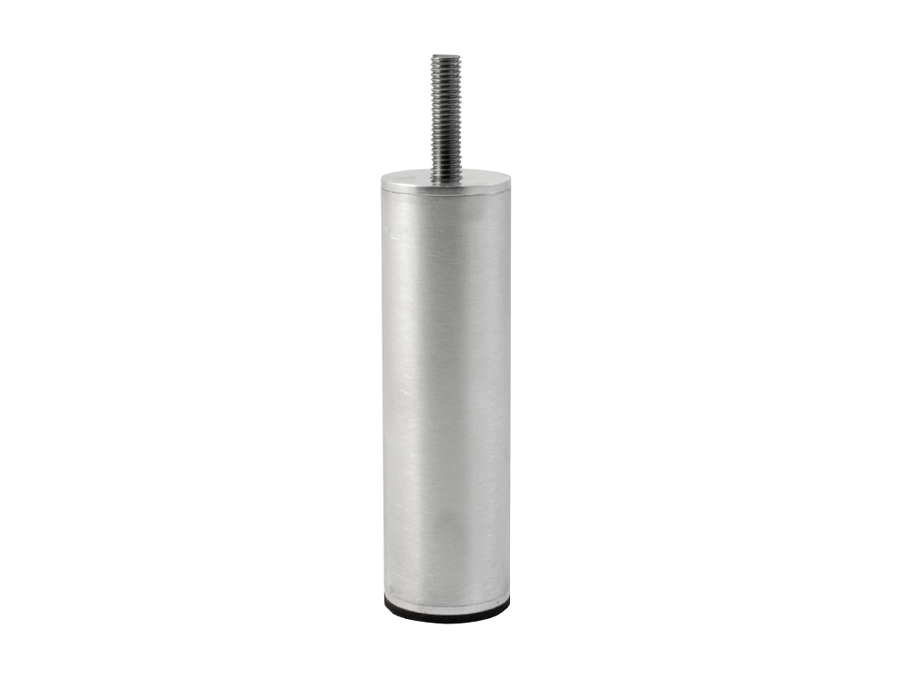 gpi0503s140040.png Piede Metallo con Vite Filettata Ma10x30 Cromo Satinato d.40 mm.140h | Gpi - immagine 1