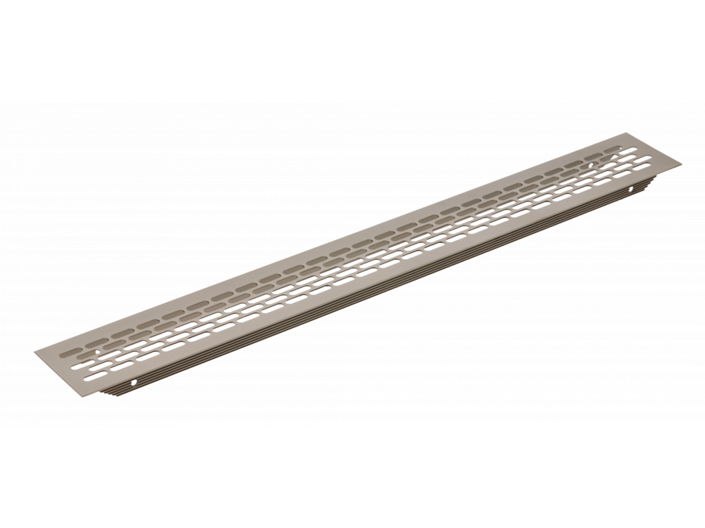 gtvkkw6080024.png Griglia Rettangolare Incasso per Aerazione Antracite Chiaro mm.484x60 GTV - immagine 1