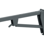 Reggimensola A Ribalta Portata 150 Kg/Coppia Acciaio Grigio (Axbxc): mm.680x82x178  Hafele