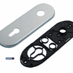 Placca Corta Per Blindate Interasse 85 Da 182x62 mm. Foro Yale | Hoppe