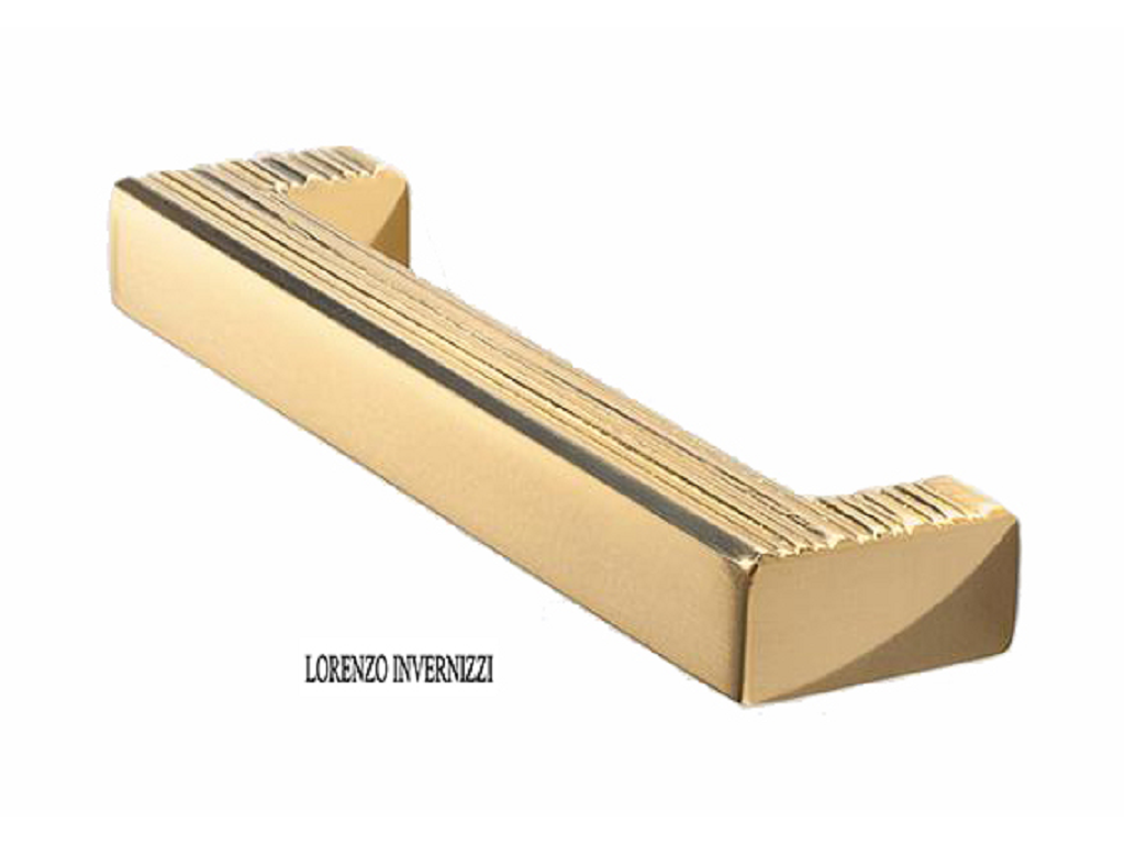 invlif0140a0olc.png Maniglietta Mobile Interasse 96 mm.106x25h Oro Lucido Invernizzi - immagine 1