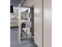 Colonna Estraibile Modello Gold con Guide Estrazione Totale mm.30x50x1170-1520h | Inoxa - immagine 2