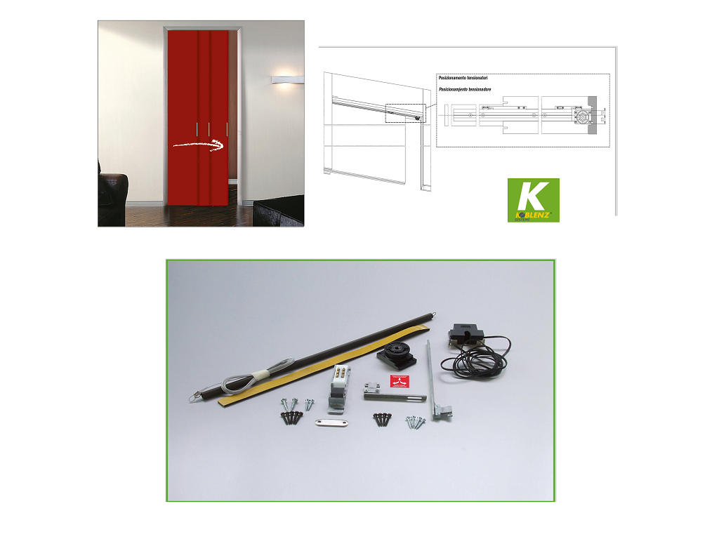 kob808800.png Chiusura Automatica Porta mm.600-1000 kg.80 Interno Muro Mod.Klose | Koblenz - immagine 1