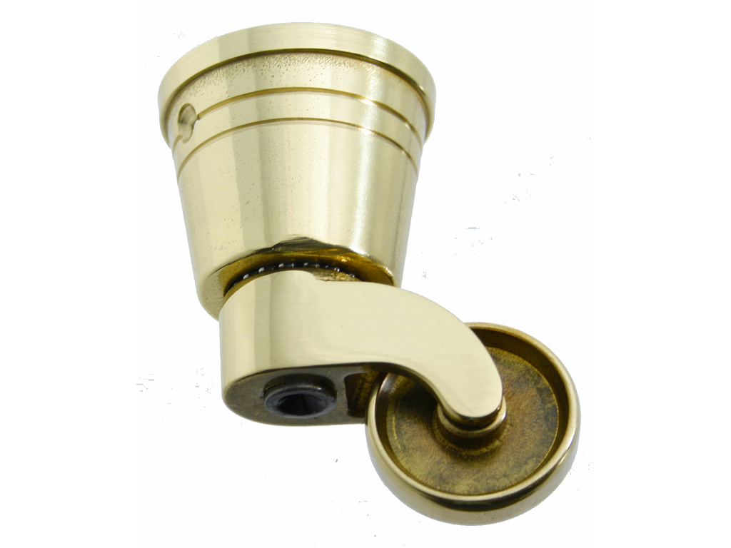 l38.png Ruota Ottone Bicchiere Ottone Tondo Portata kg.30 mm.37x61h Olv L38 - immagine 1