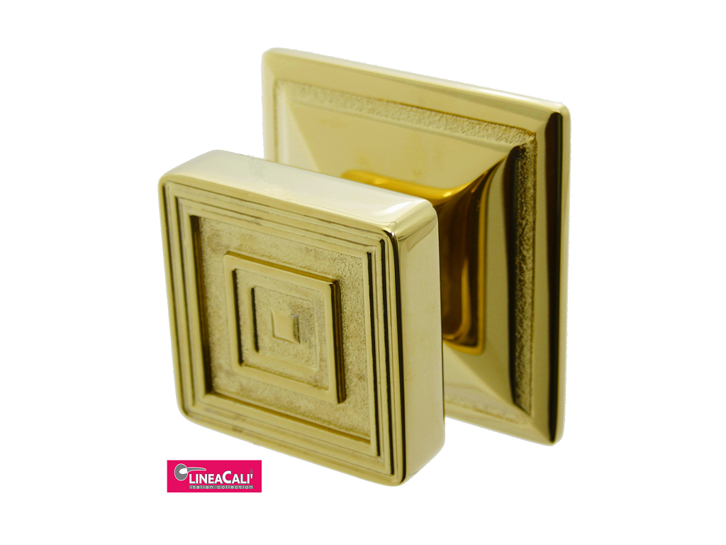 lca1070ptpvc.png Pomolo Fisso Daisy d.80/100x60h Titanio Pvd Linea Cali - immagine 1
