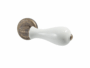 MANIGLIA ETRURIA ROSETTA TONDA d.50x10h FORO CHIAVE PORCELLANA  VARIE FINITURE | CERAMICHE LIBERATI