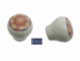 POMOLINO MOBILE MAIOLICA d.30/15x35h SMALTATO  VARIE FINITURE | CERAMICHE LIBERATI - immagine 3