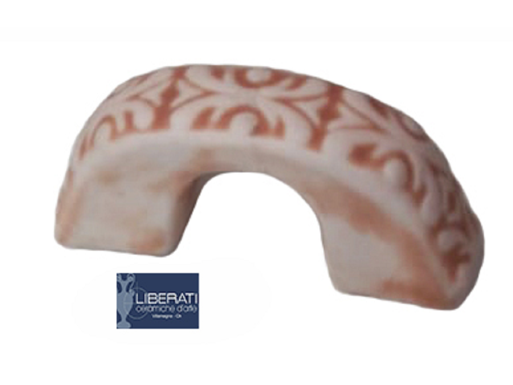 lir11pmas24csc.png Maniglietta Mobile Interasse 32 mm.45x25h Acanto Ceramica Cotto Sfumato | Ceramiche Liberati - immagine 1