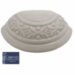 Maniglietta Mobile Interasse 32 mm.50x20h Conchiglia Acanto Ceramica Smaltato Rosa | Ceramiche  Liberati