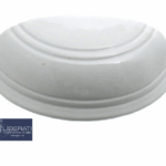 Maniglietta Mobile Interasse 64 mm.85x30h Conchiglia Saturno Ceramica Biscuit Bluette | Ceramiche Liberati