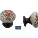 Pomolino Mobile Maiolica Erika d.25/15x25h Medio Brz+Dipinto | Ceramiche Liberati
