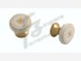 Pomolino Mobile Maiolica Damasco d.20/13x25h Piccolo Olv+Decorato | Ceramiche  Liberati - immagine 2