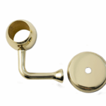 Supporto Corrimano con Rosone mm.70 per Tubo con Troncone Ma8x35mm Olv  Mariva