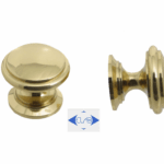 Pomolino Mobile 725 OLV (Ottone Lucido Verniciato) varie misure  Mariva