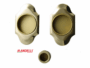 Maniglia Incasso Tonda Allungata Scorrevole modello 1018T d.97x59/48 Senza foro chiave varie finiture | Mandelli - immagine 2