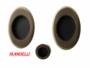Maniglia Incasso Tonda Allungata Porta Scorrevole modello 1048T d.83x56/48 Senza foro chiave varie finiture |  Mandelli