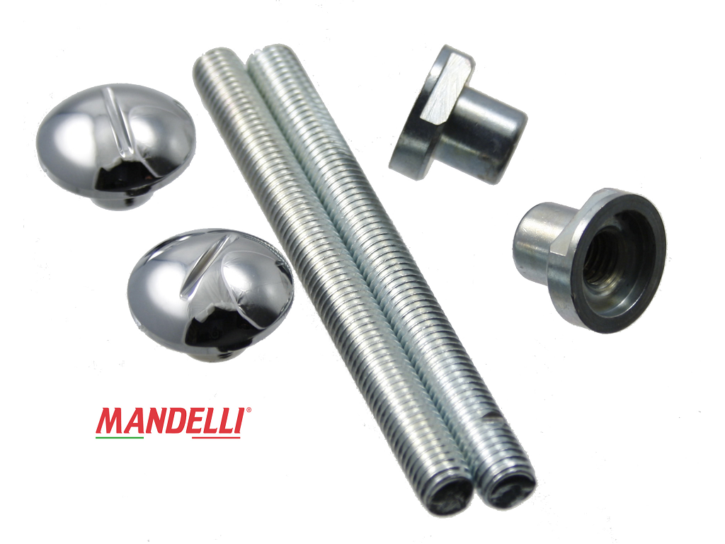mankit02cr00000800c.png Fissaggio Maniglione Singolo con Passante 26-Cromo Lucido | Mandelli - immagine 1